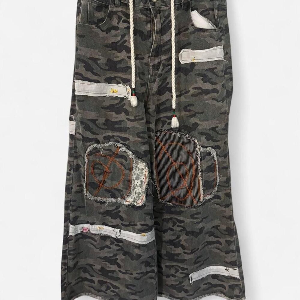 Pol Women's camo w/Patches Trousers